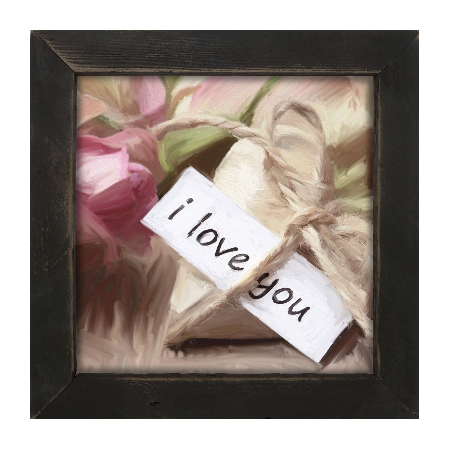 I Love You Heart - Framed art