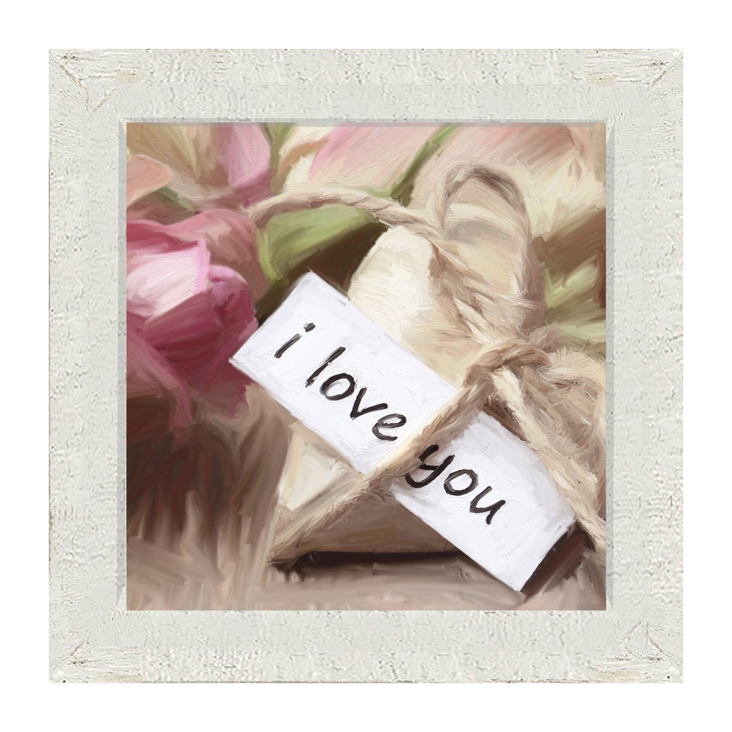 I Love You Heart - Framed art