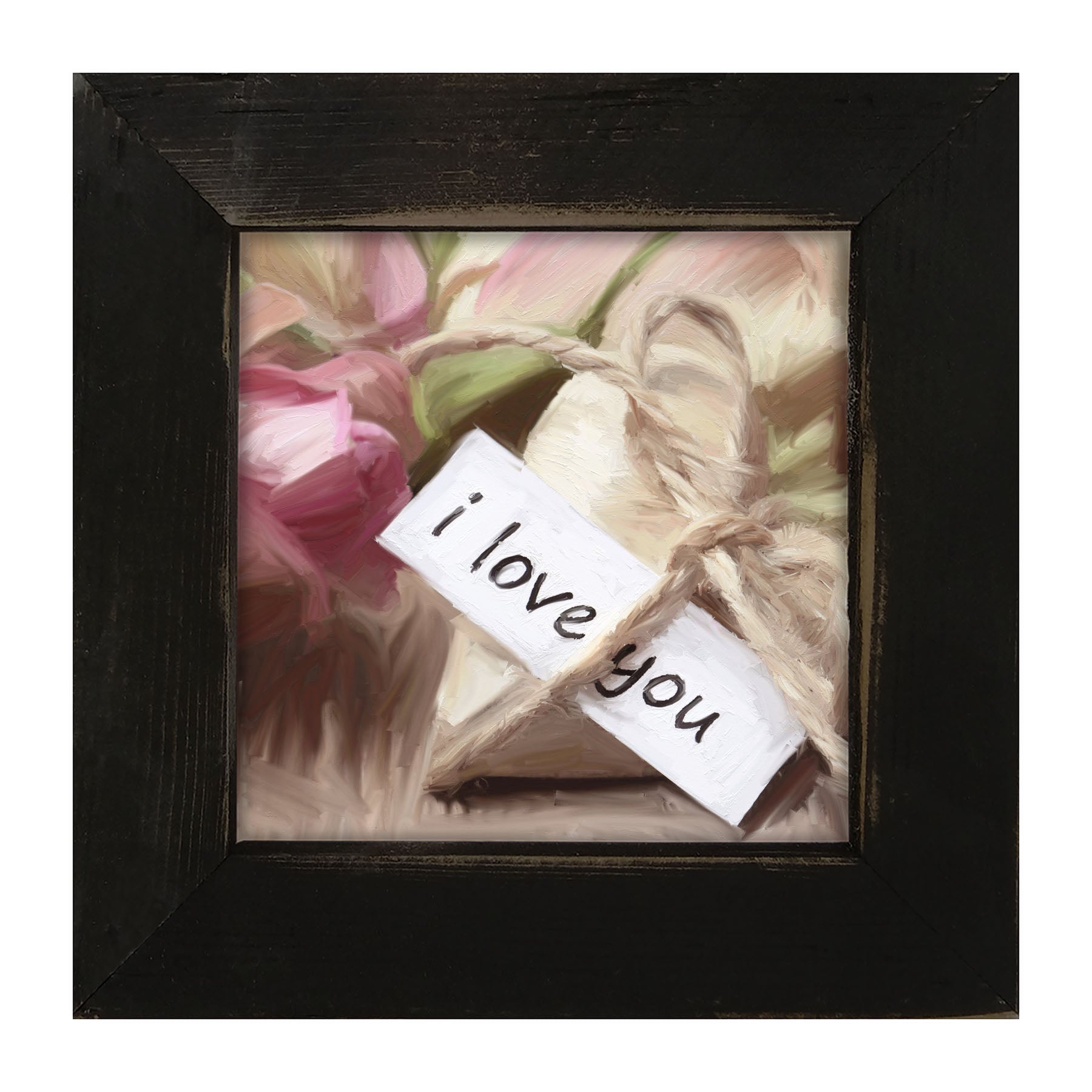I Love You Heart - Framed art