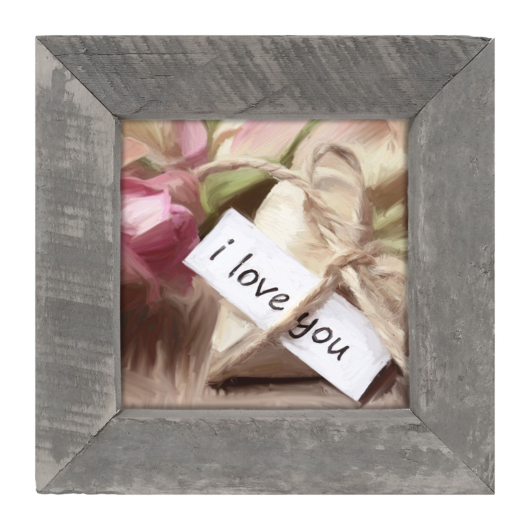 I Love You Heart - Framed art