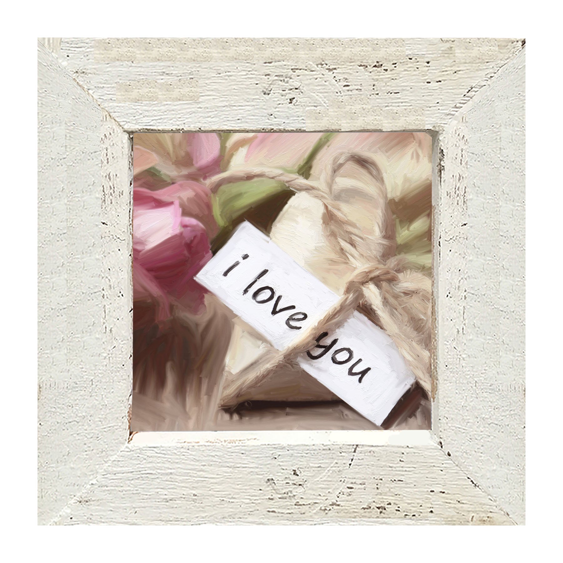 I Love You Heart - Framed art