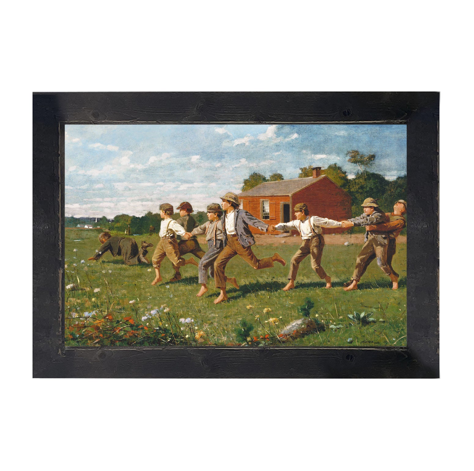 Children at Play - Framed art