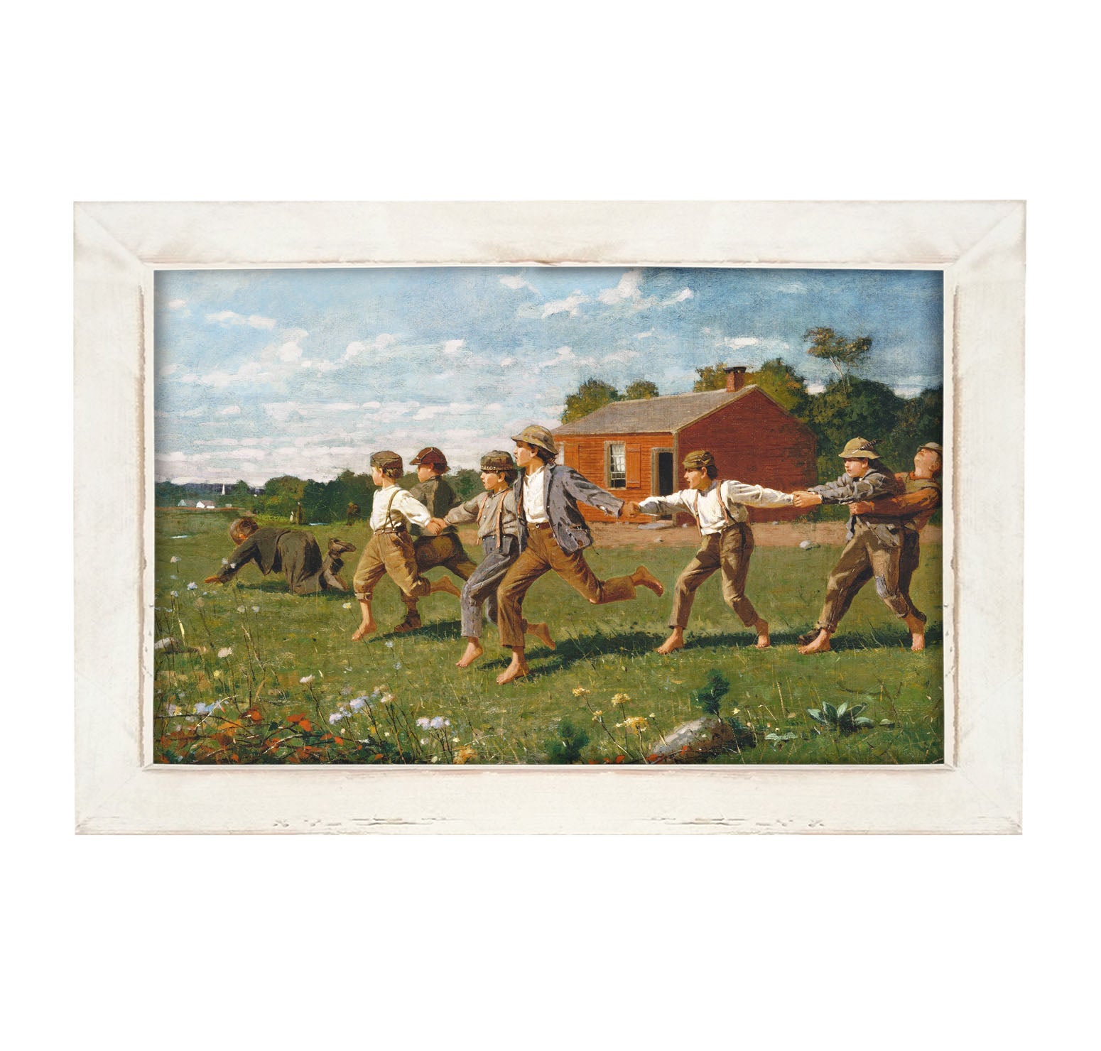 Children at Play - Framed art