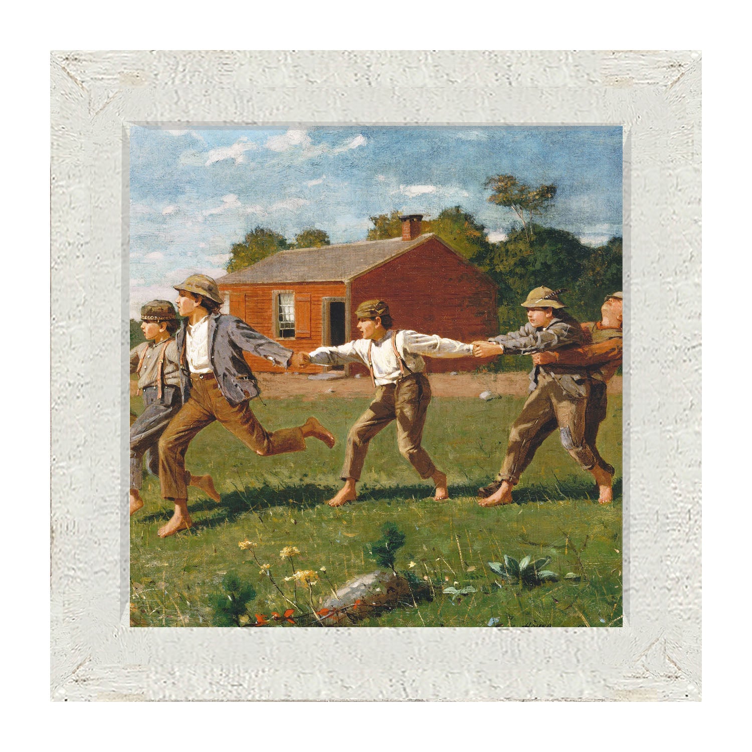 Children at Play - Framed art
