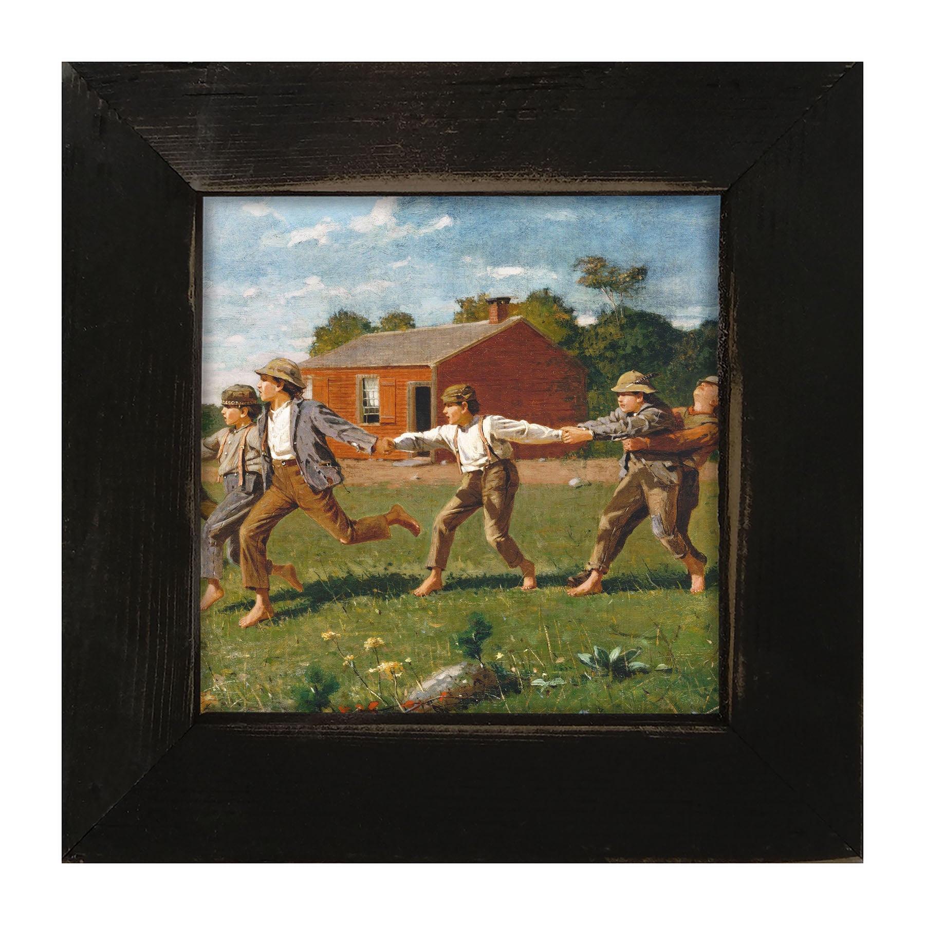 Children at Play - Framed art