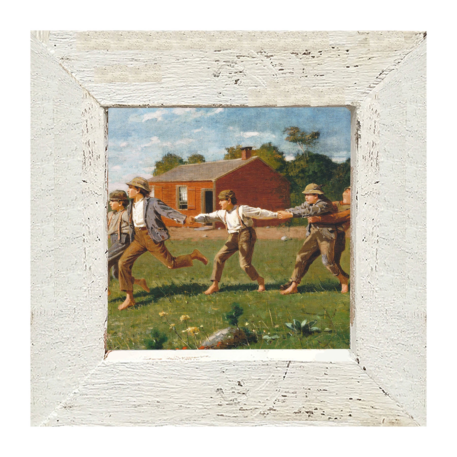 Children at Play - Framed art