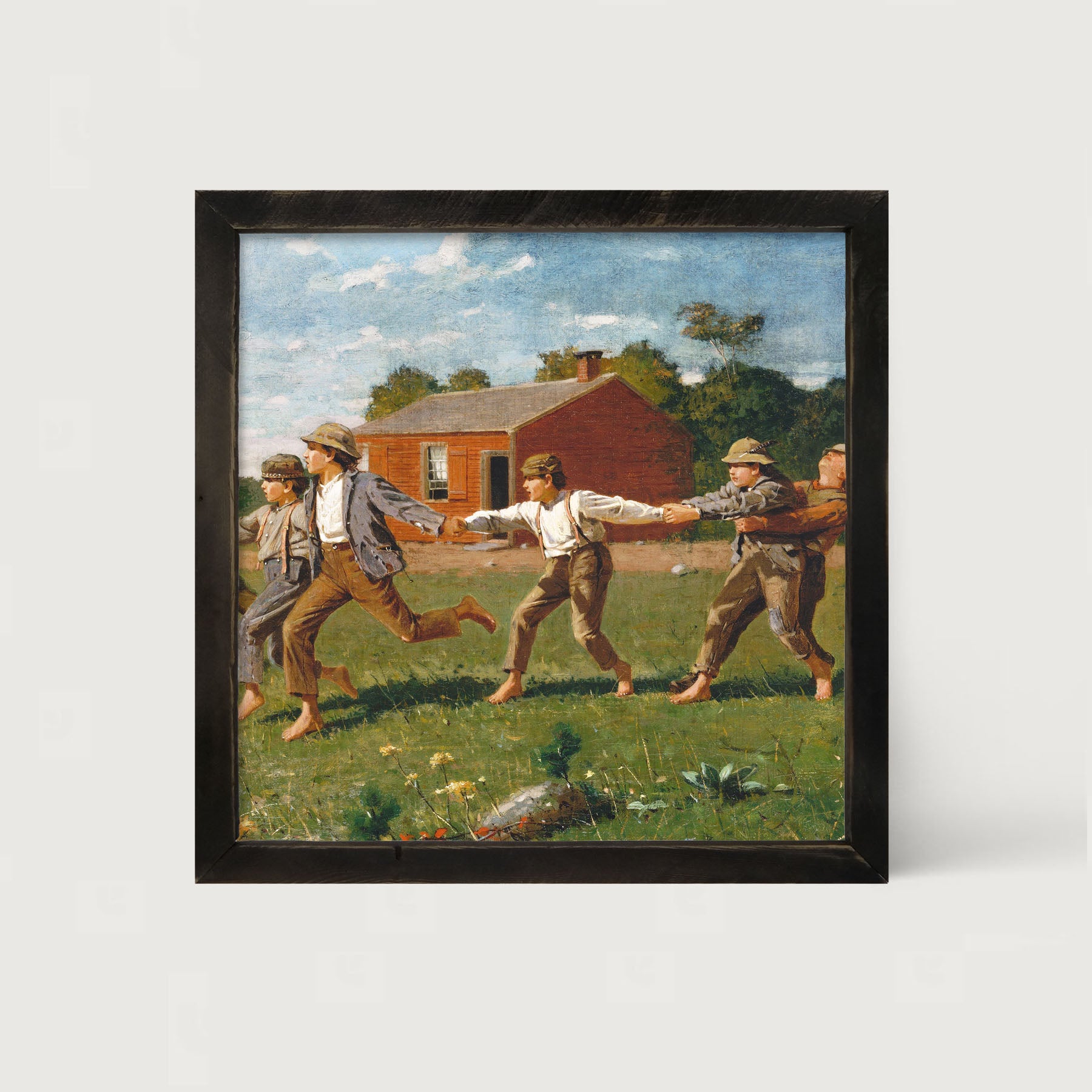 Children at Play - Framed art