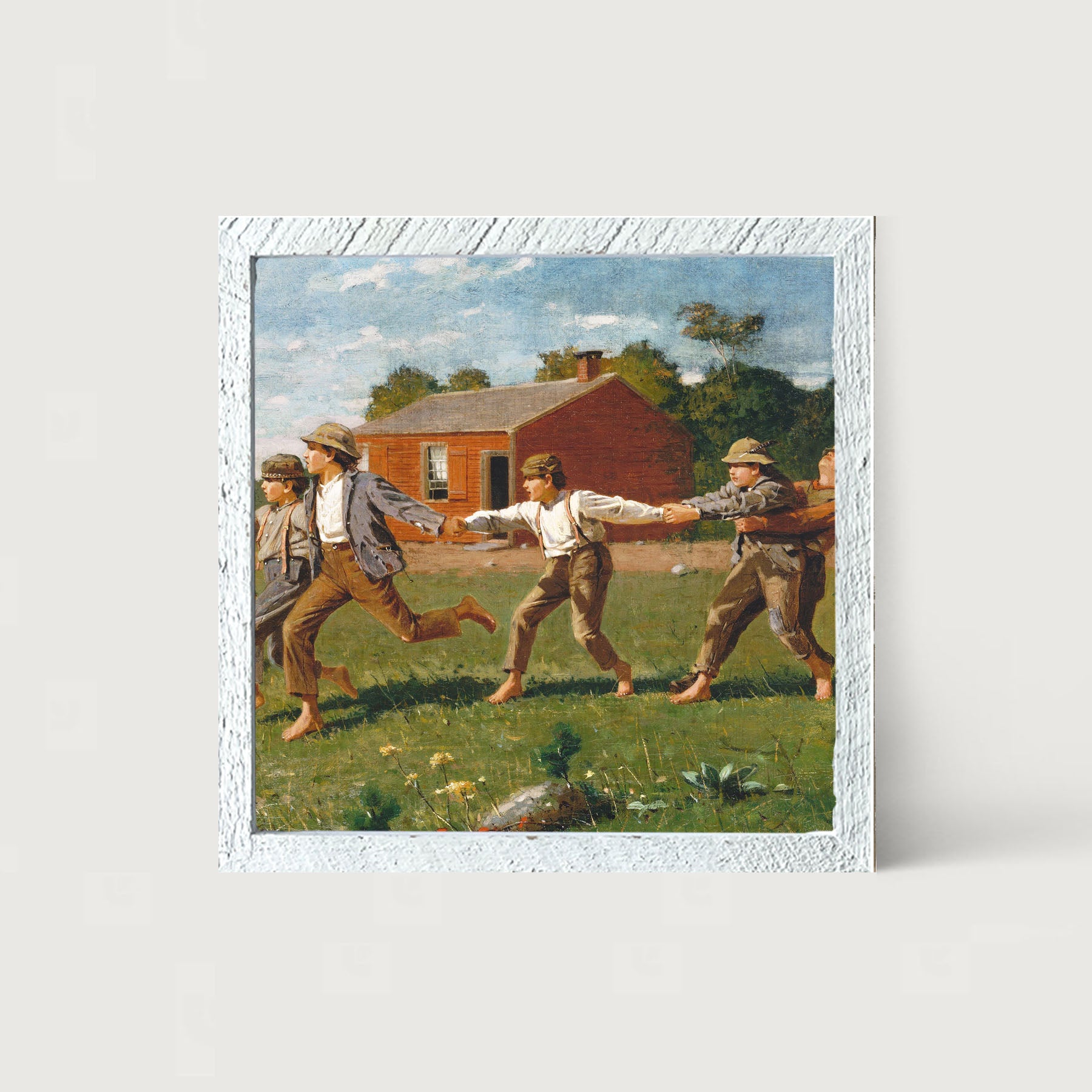 Children at Play - Framed art
