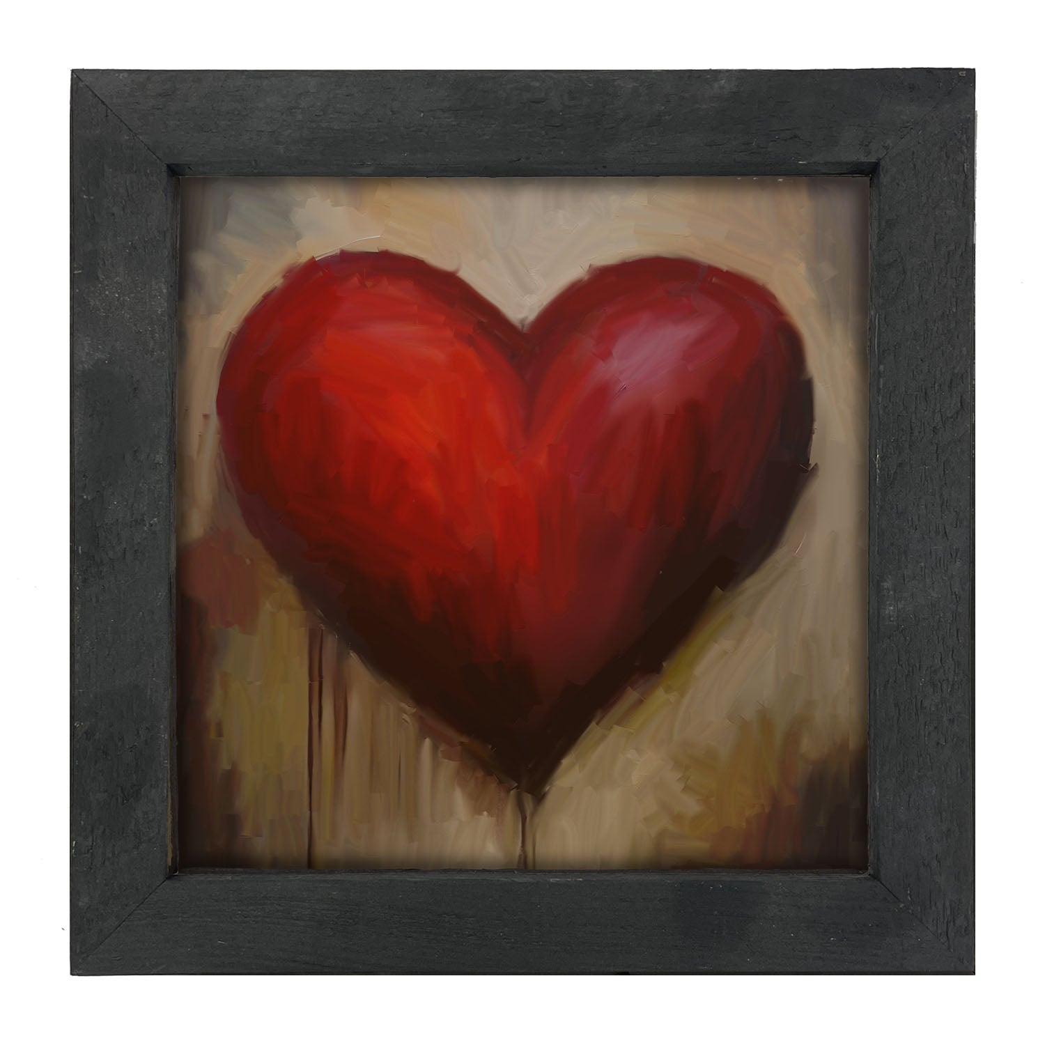 Rustic Heart - Framed art