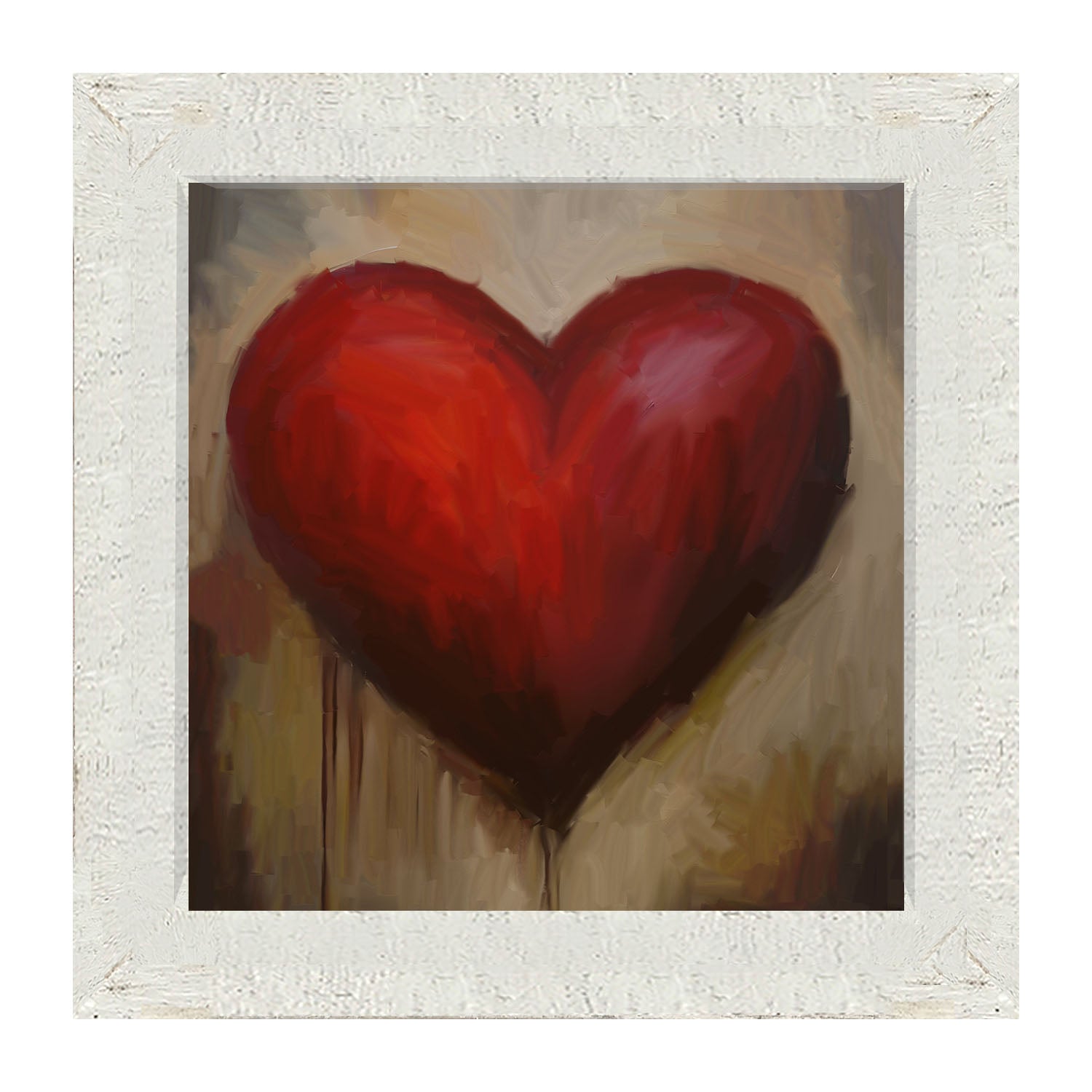 Rustic Heart - Framed art