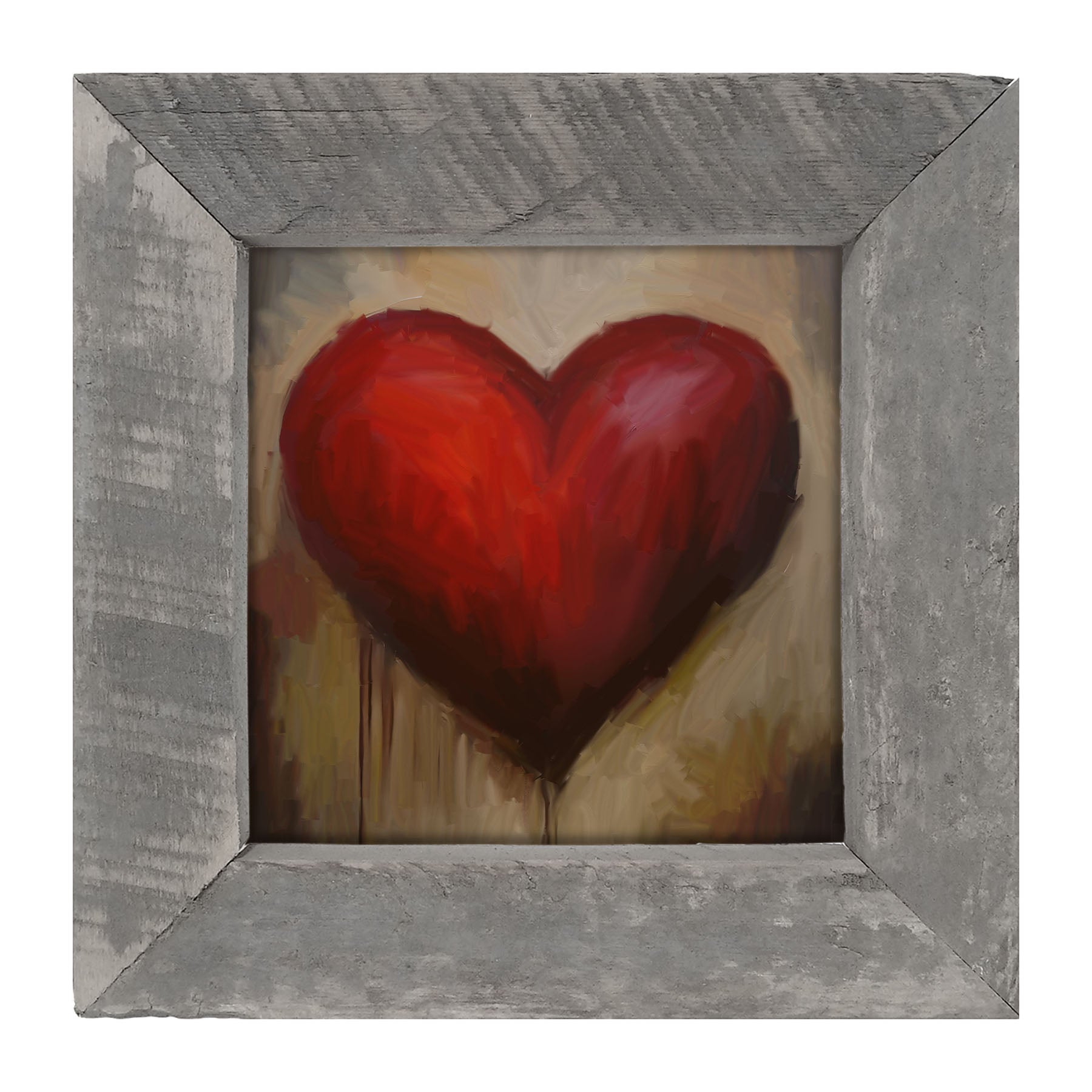 Rustic Heart - Framed art