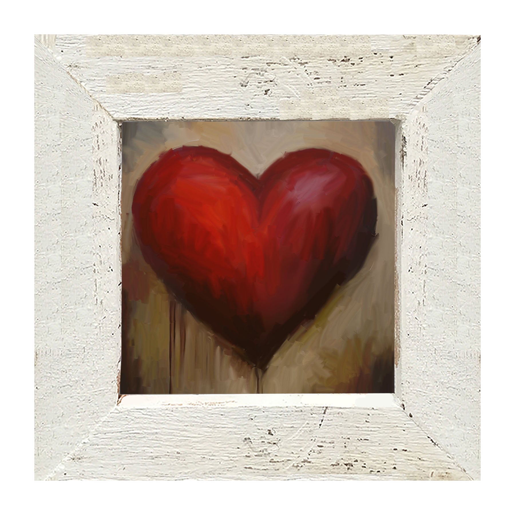 Rustic Heart - Framed art