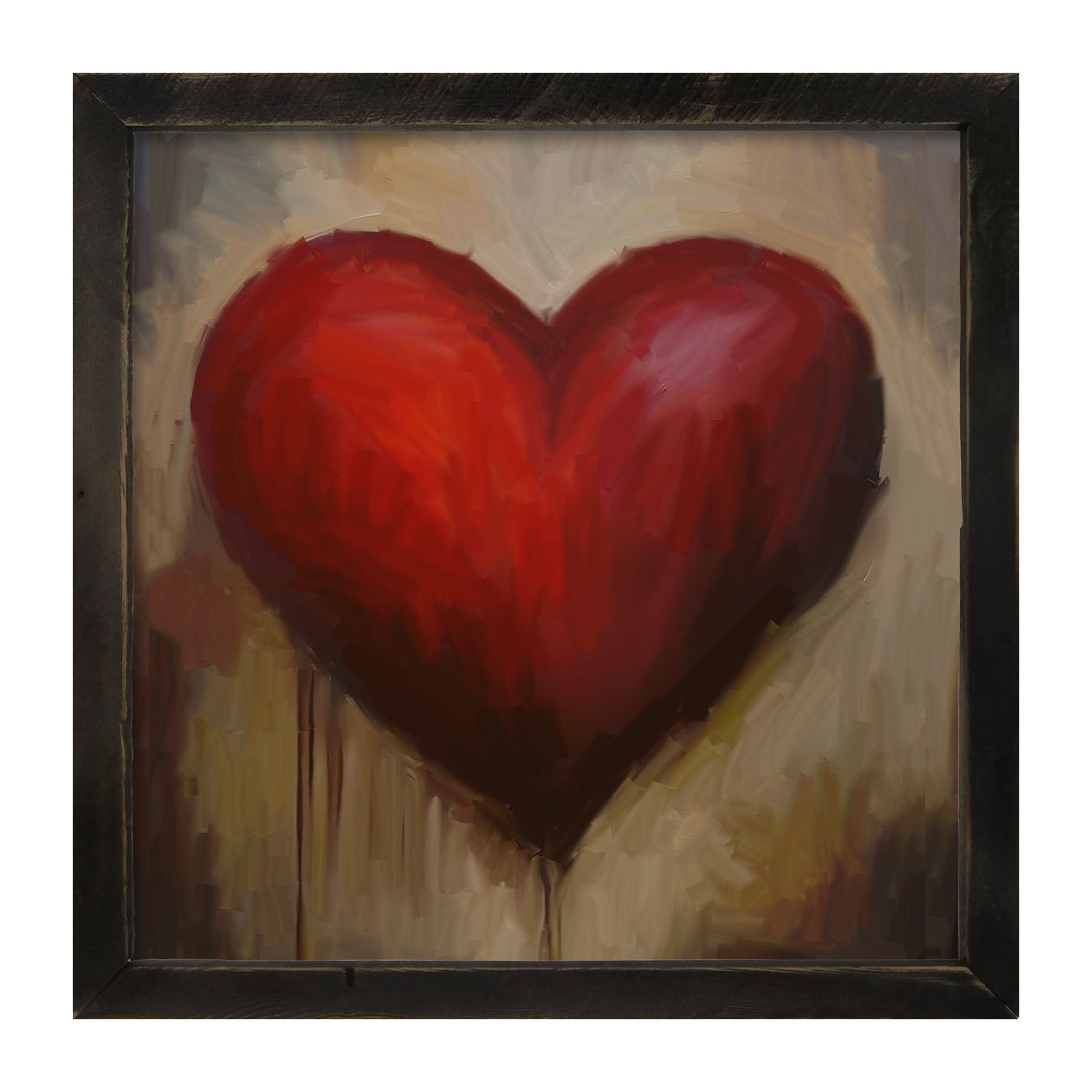 Rustic Heart - Framed art