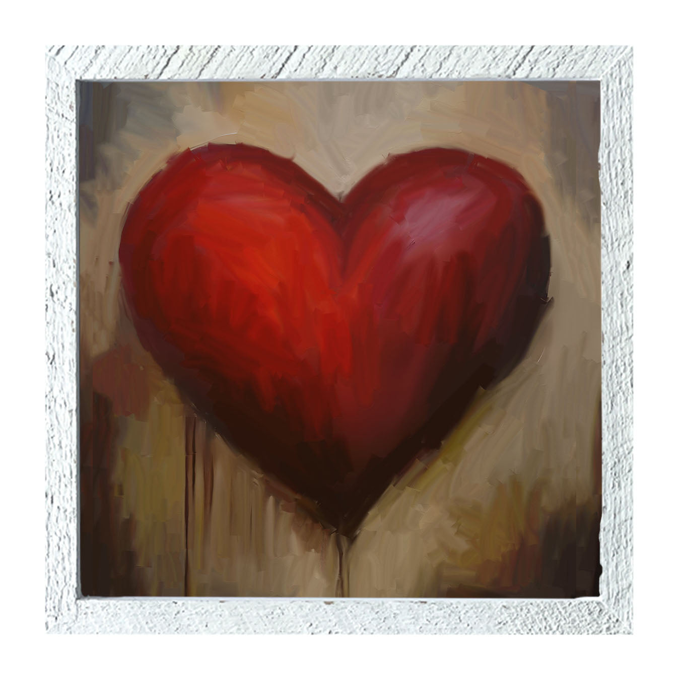 Rustic Heart - Framed art