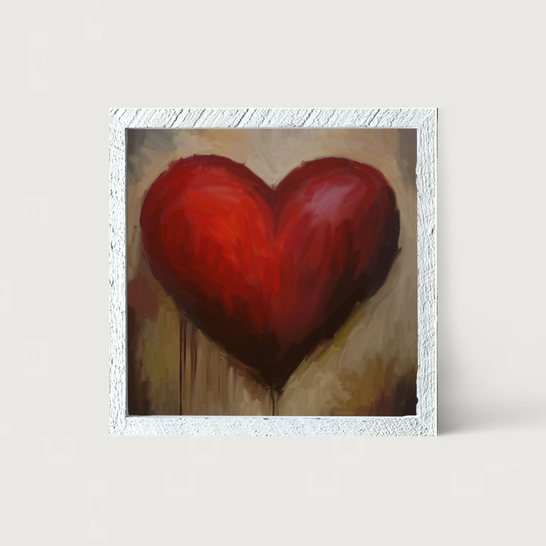Rustic Heart - Framed art