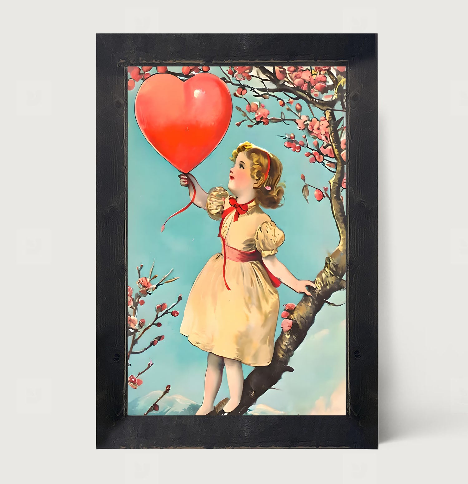 Girl with a Heart Balloon