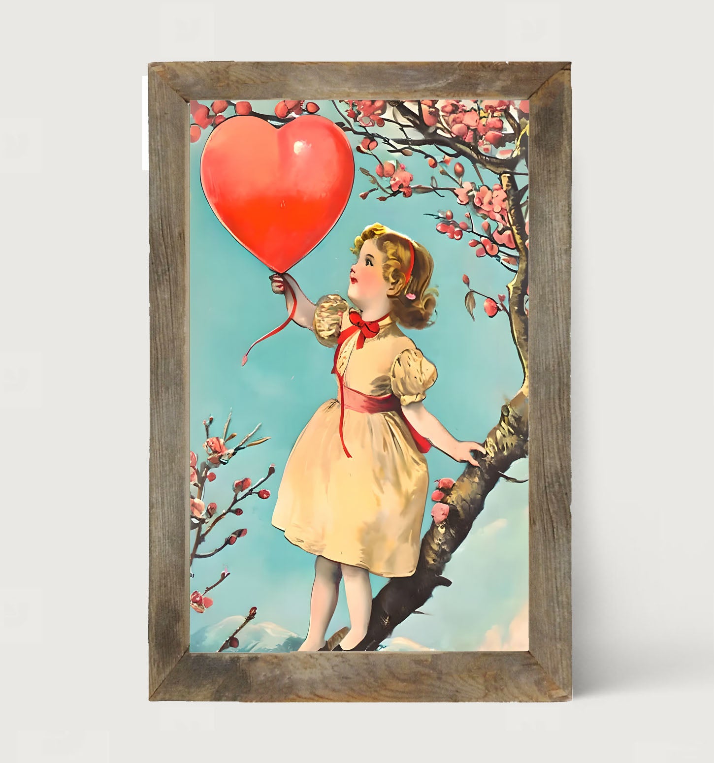 Girl with a Heart Balloon