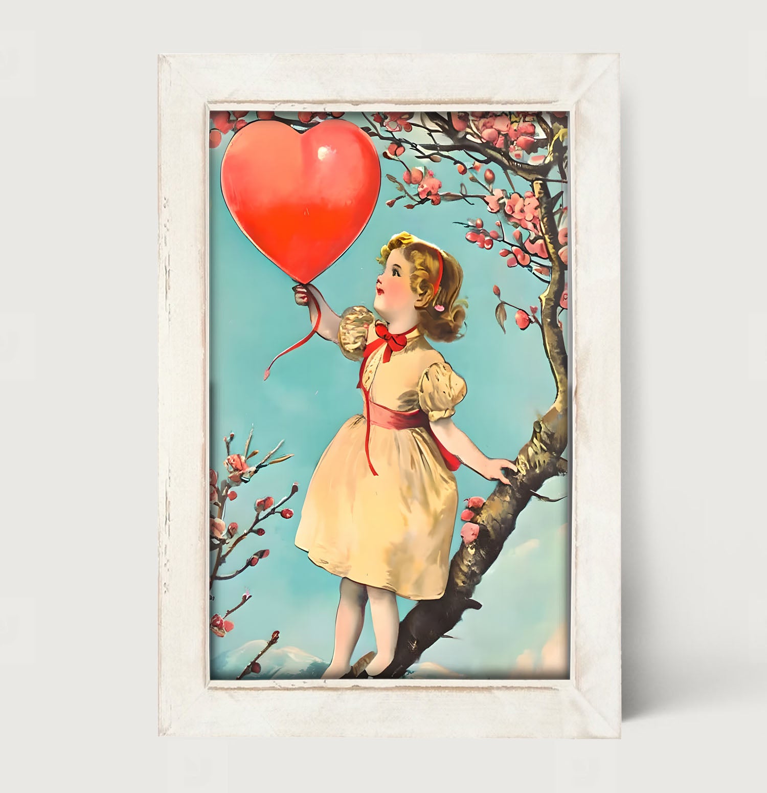 Girl with a Heart Balloon