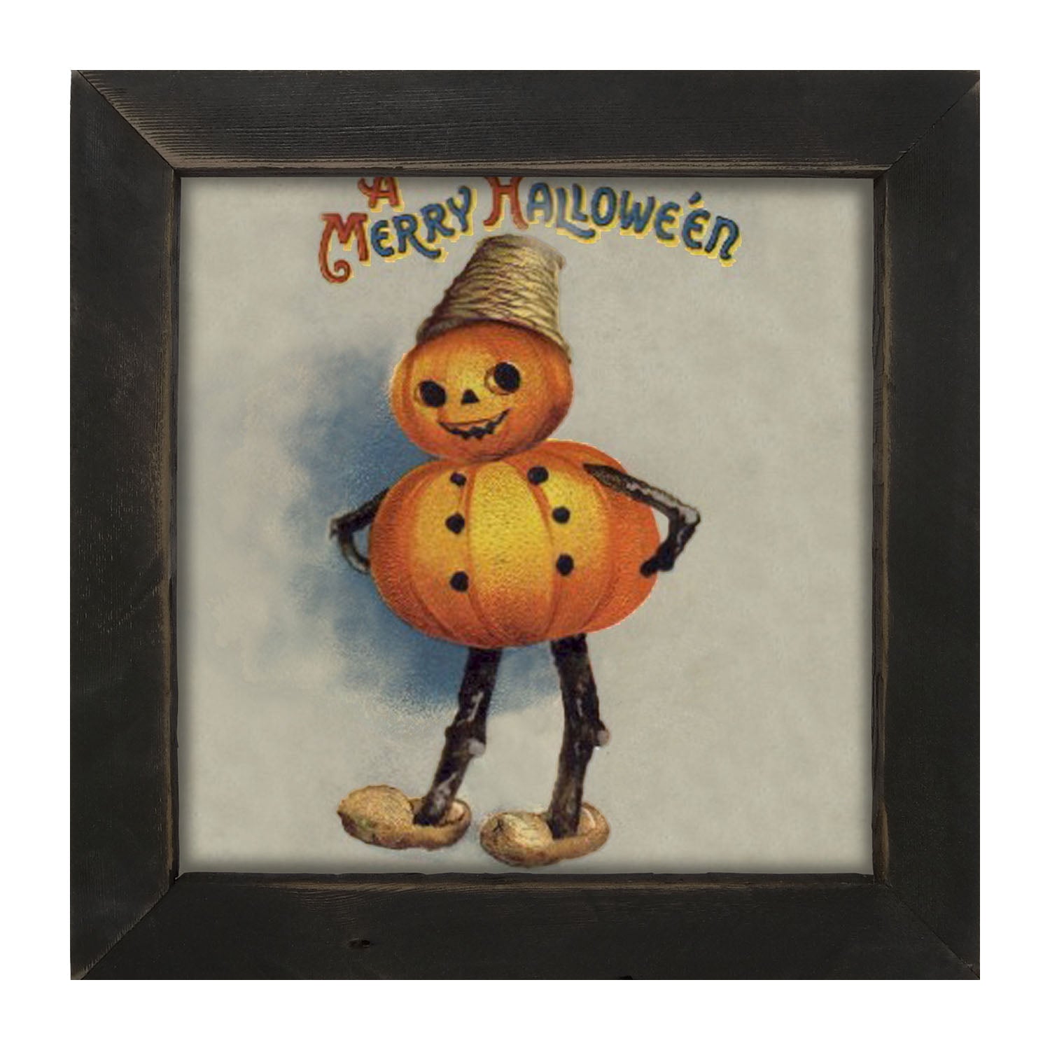 Pumpkin Boy - Framed art