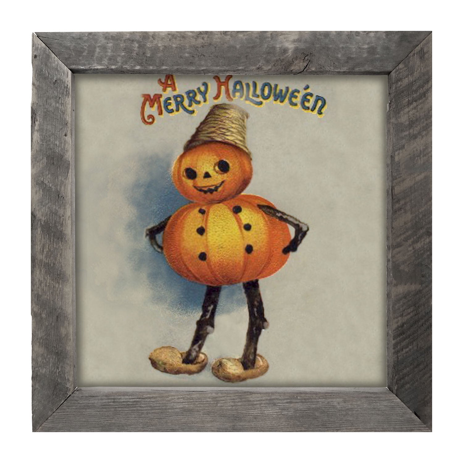 Pumpkin Boy - Framed art