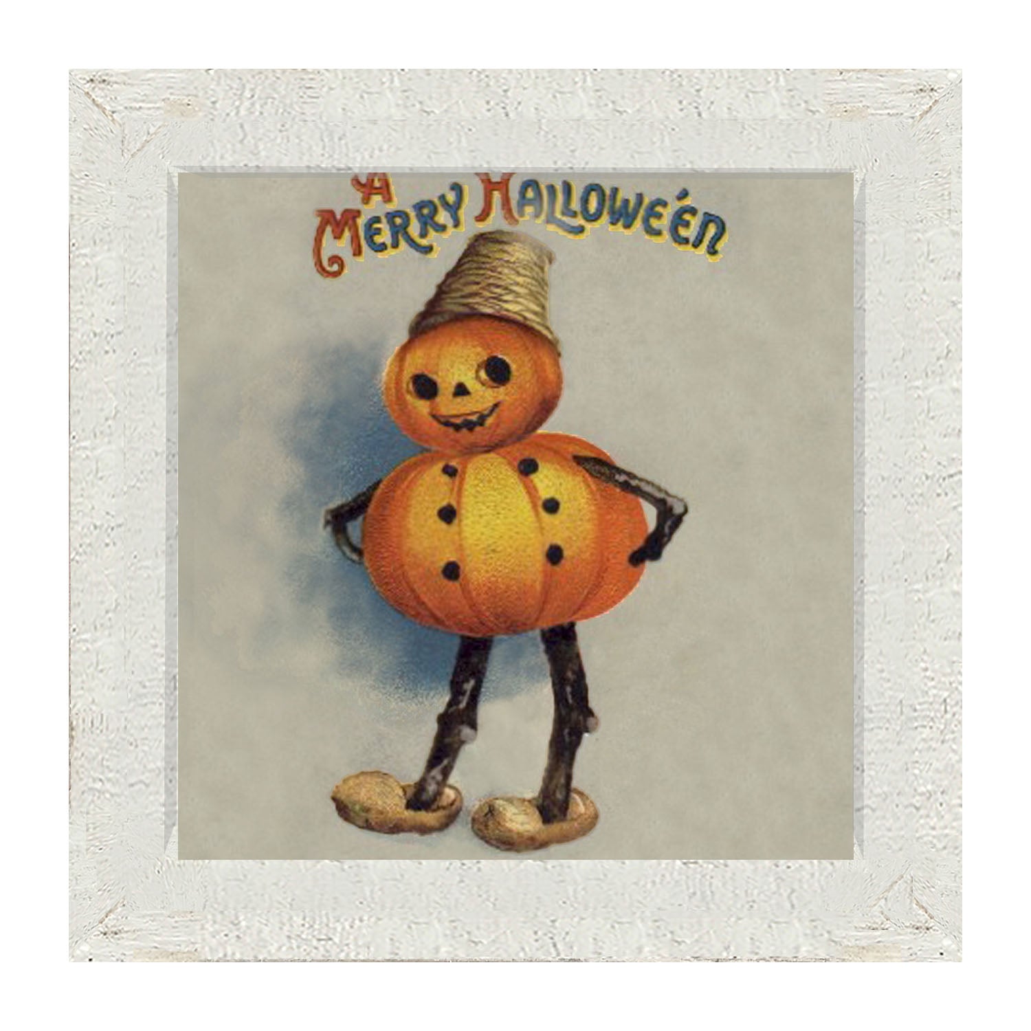 Pumpkin Boy - Framed art
