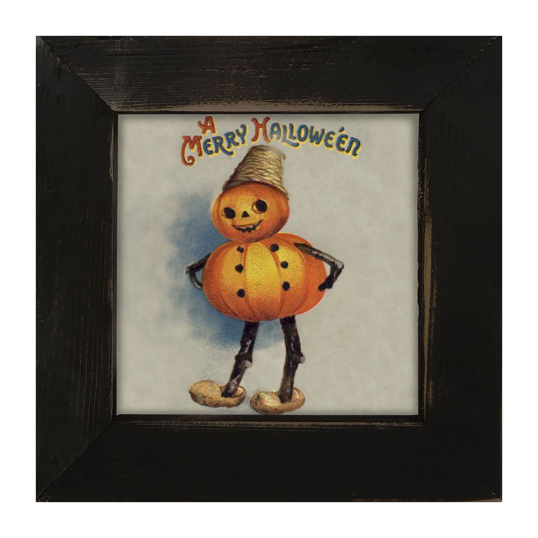 Pumpkin Boy - Framed art