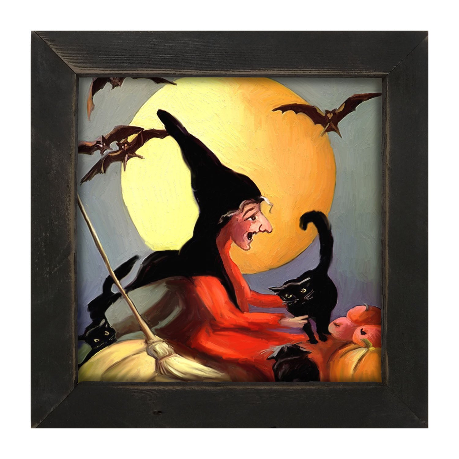 Moon Witch - Framed art