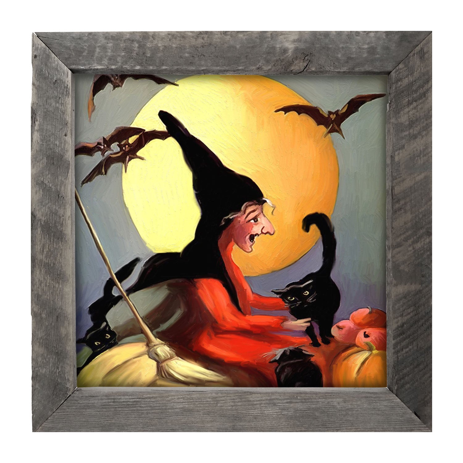 Moon Witch - Framed art