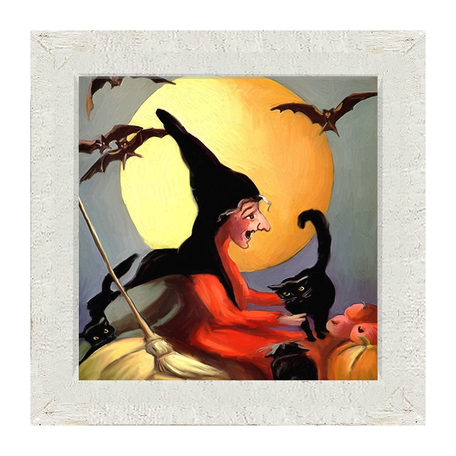 Moon Witch - Framed art