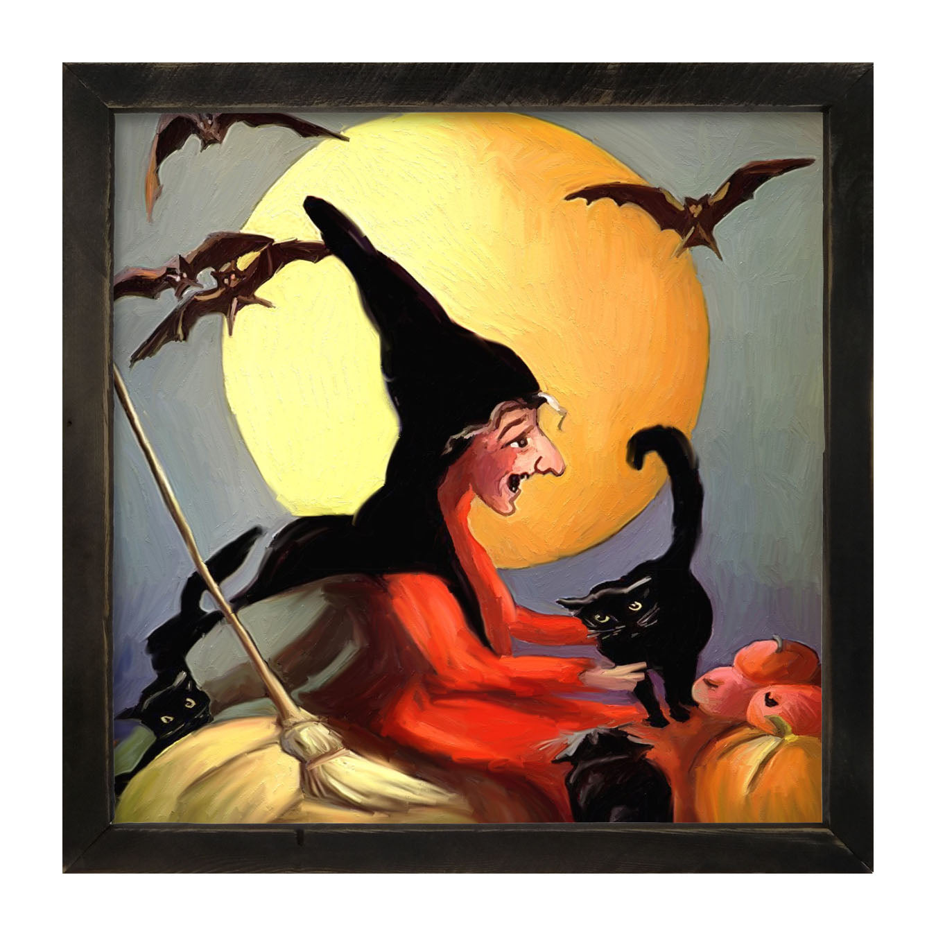 Moon Witch - Framed art