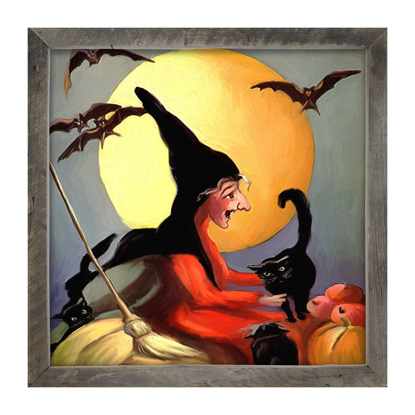 Moon Witch - Framed art