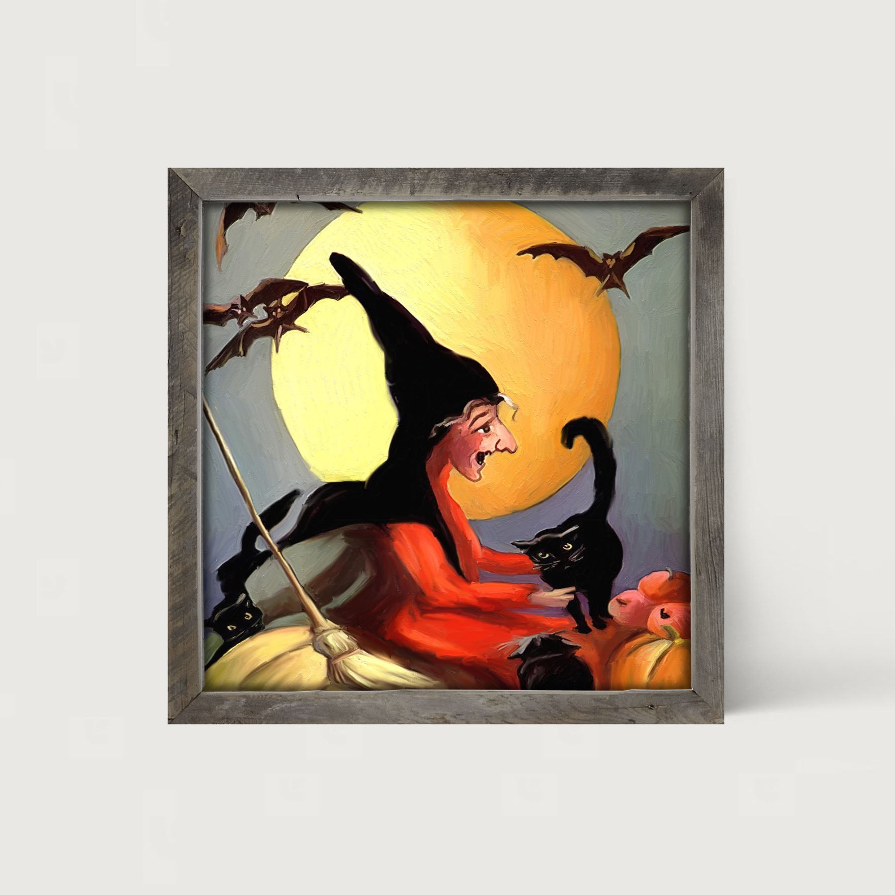 Moon Witch - Framed art