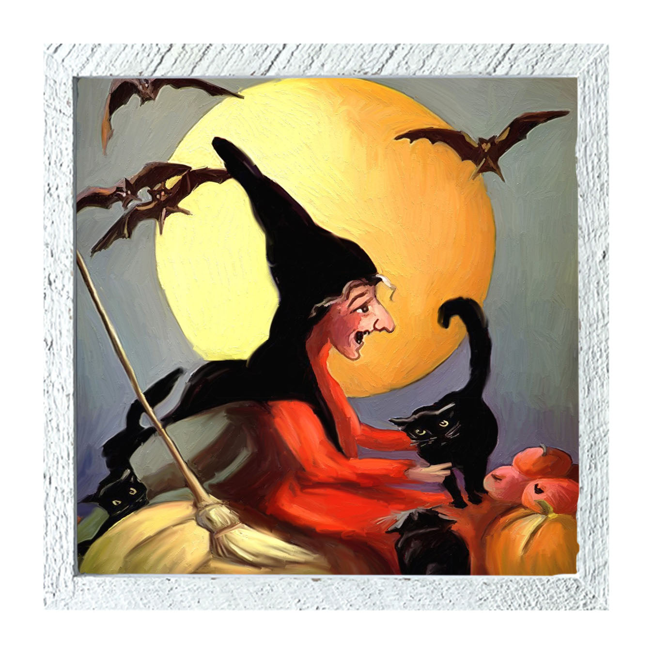 Moon Witch - Framed art