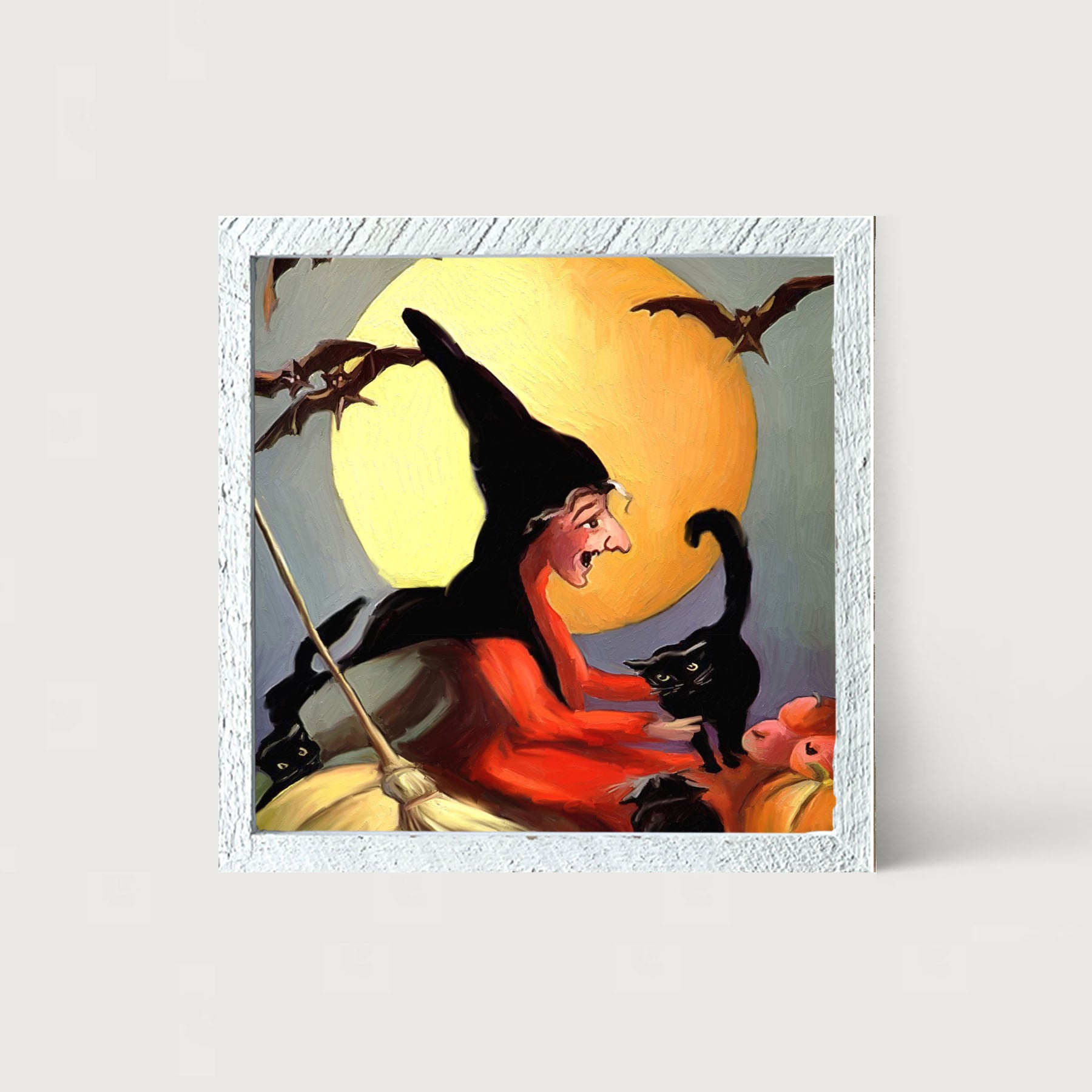 Moon Witch - Framed art