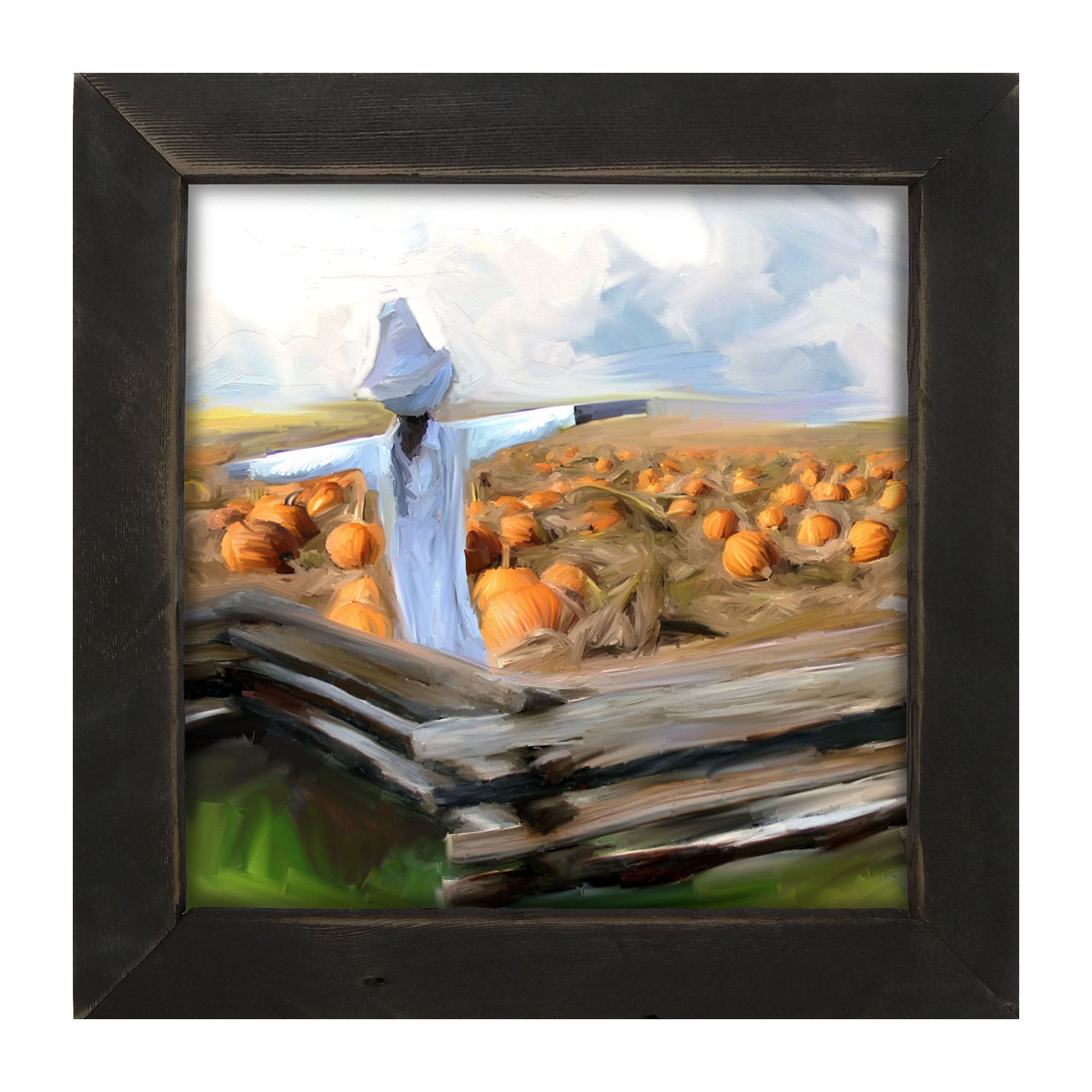Old Scarecrow - Framed art