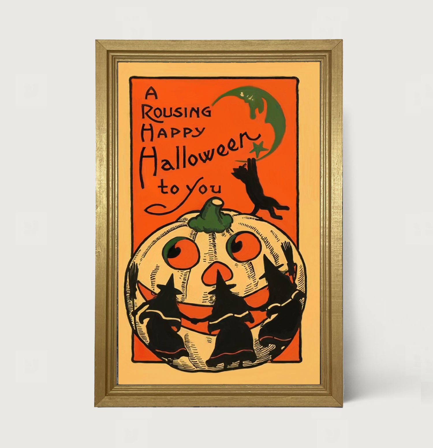 Rousing Halloween - Framed art