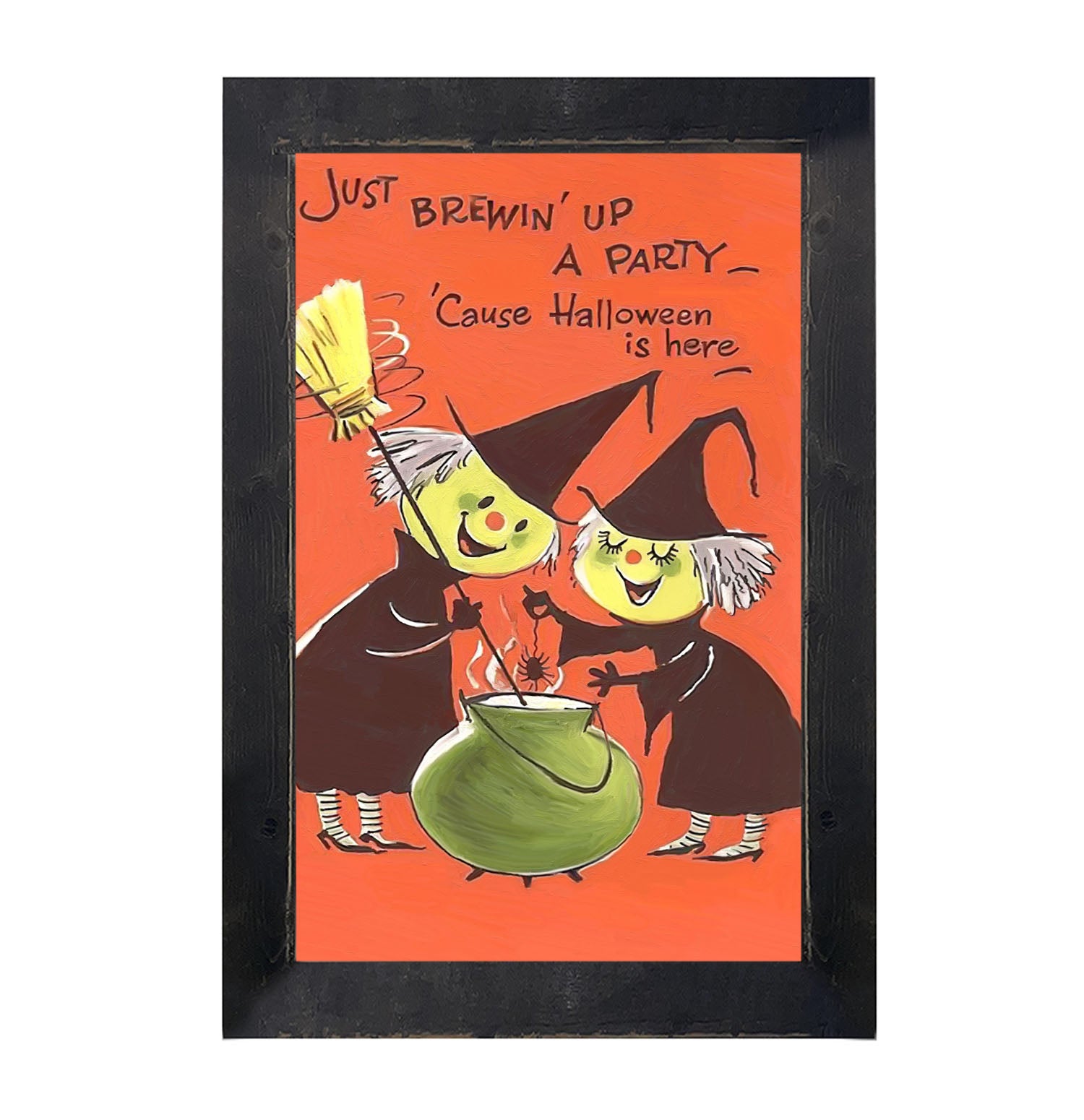 Witches party - Framed art