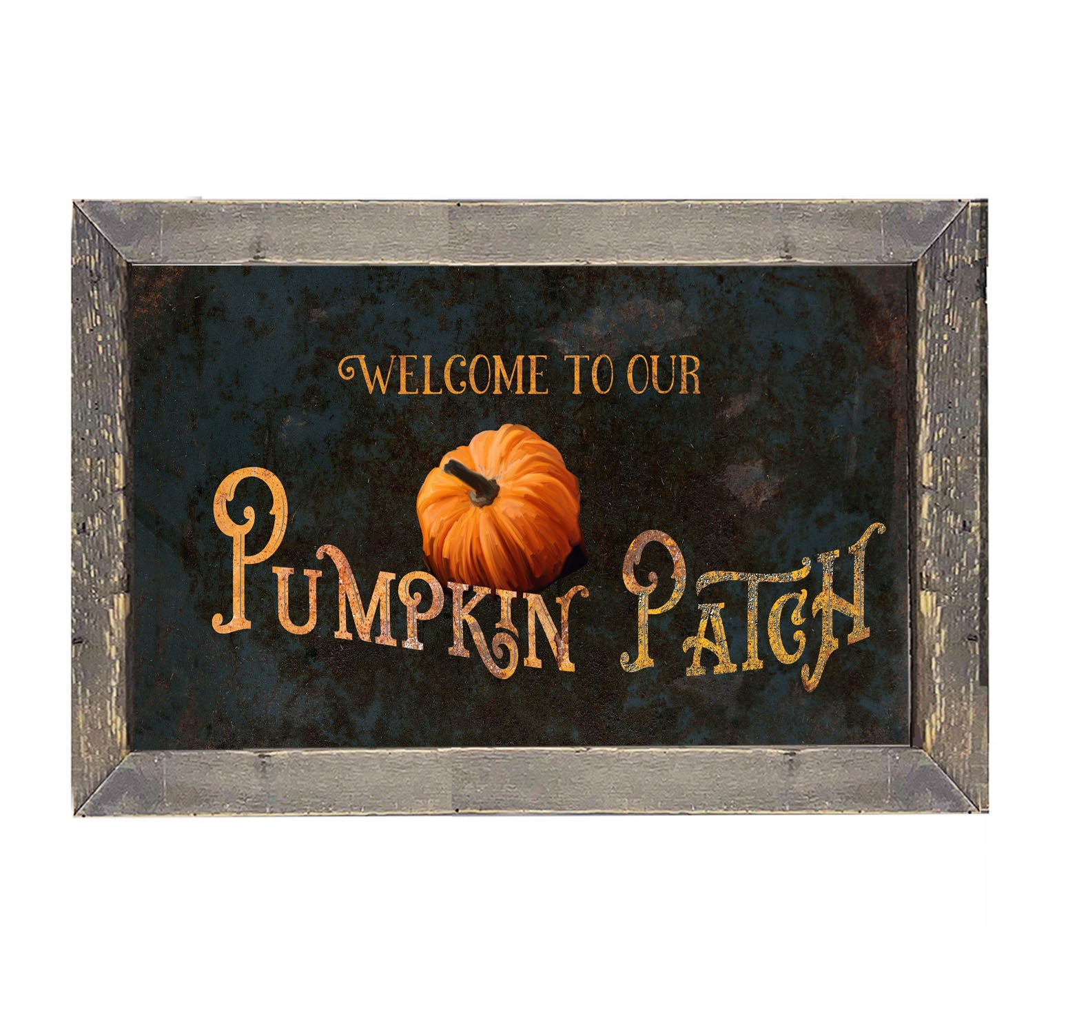 Pumpkin Patch - Framed art