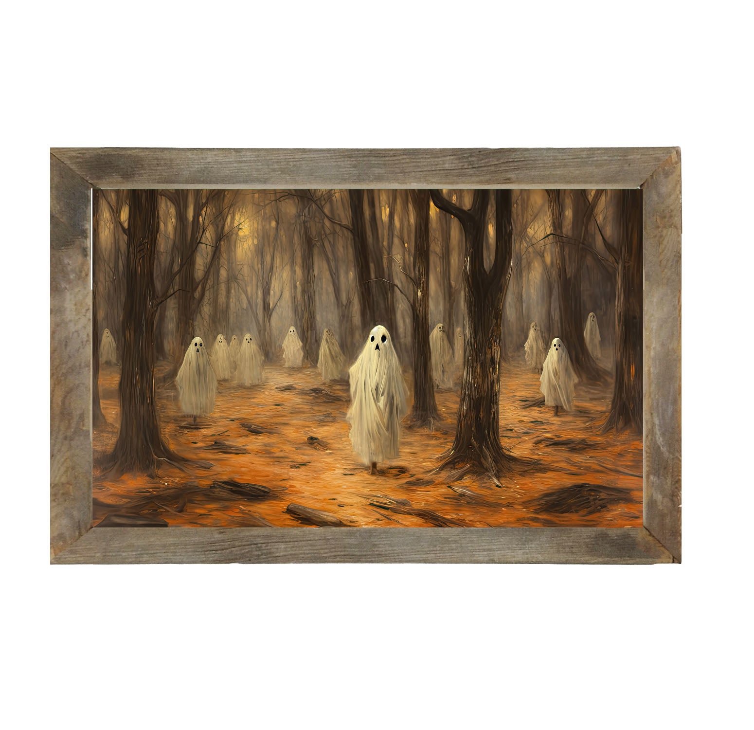 Ghosts in the woods - Framed art