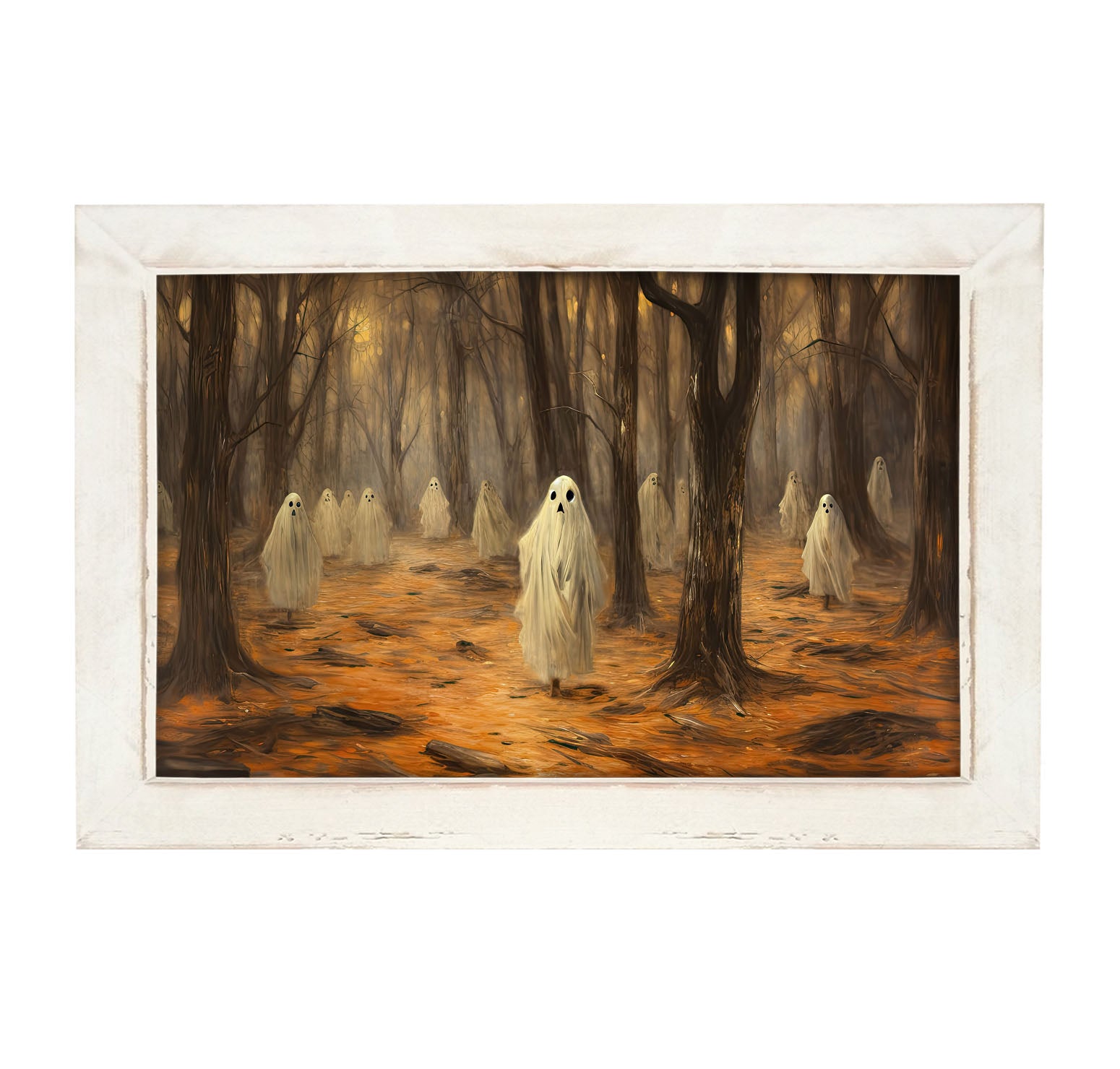 Ghosts in the woods - Framed art