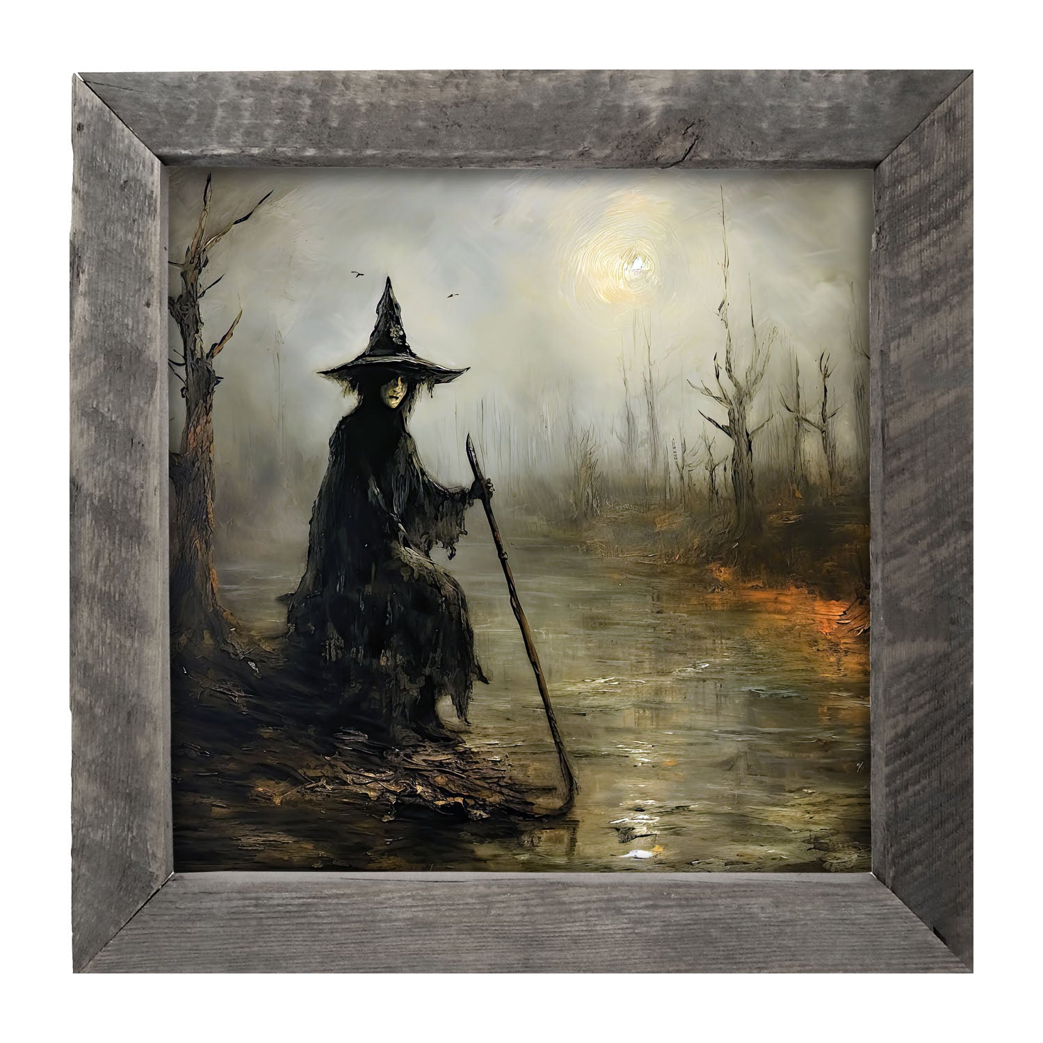 Witch on a path