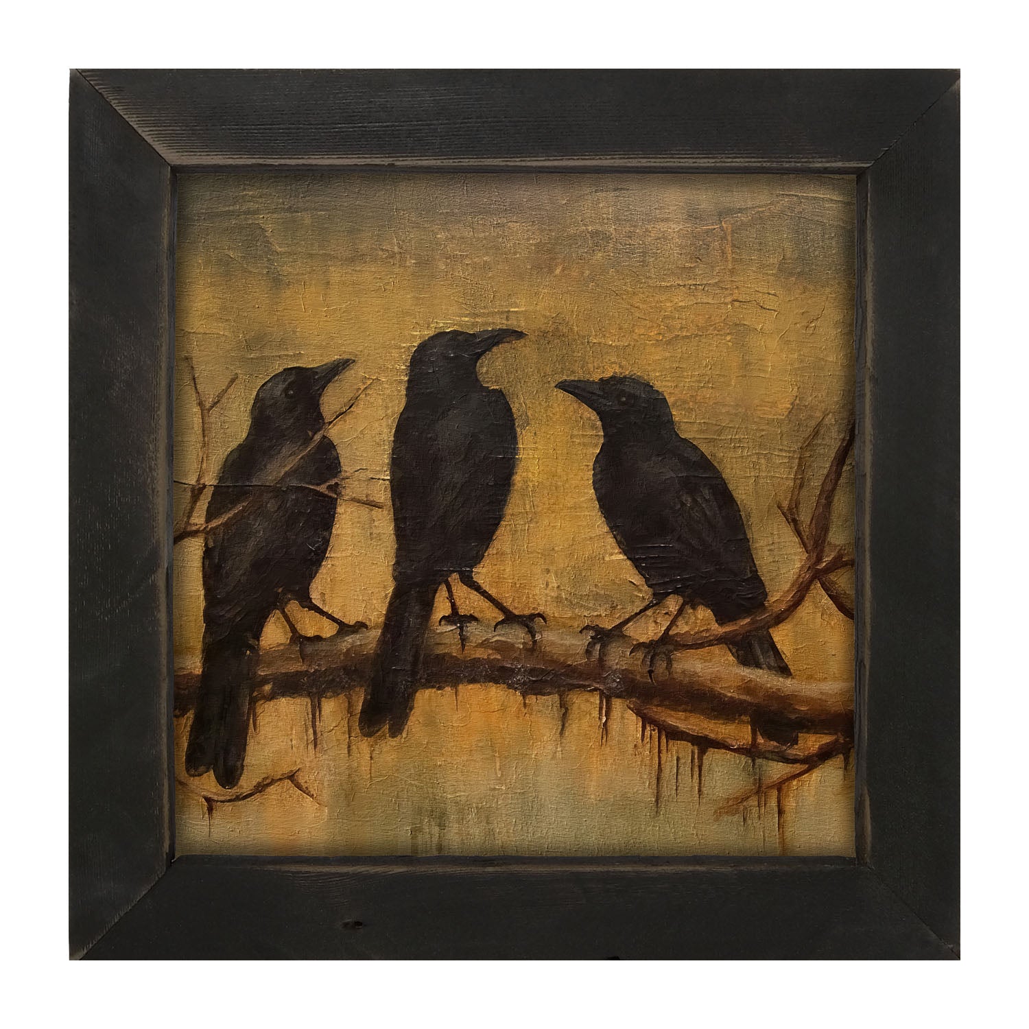 Black Birds - Framed art