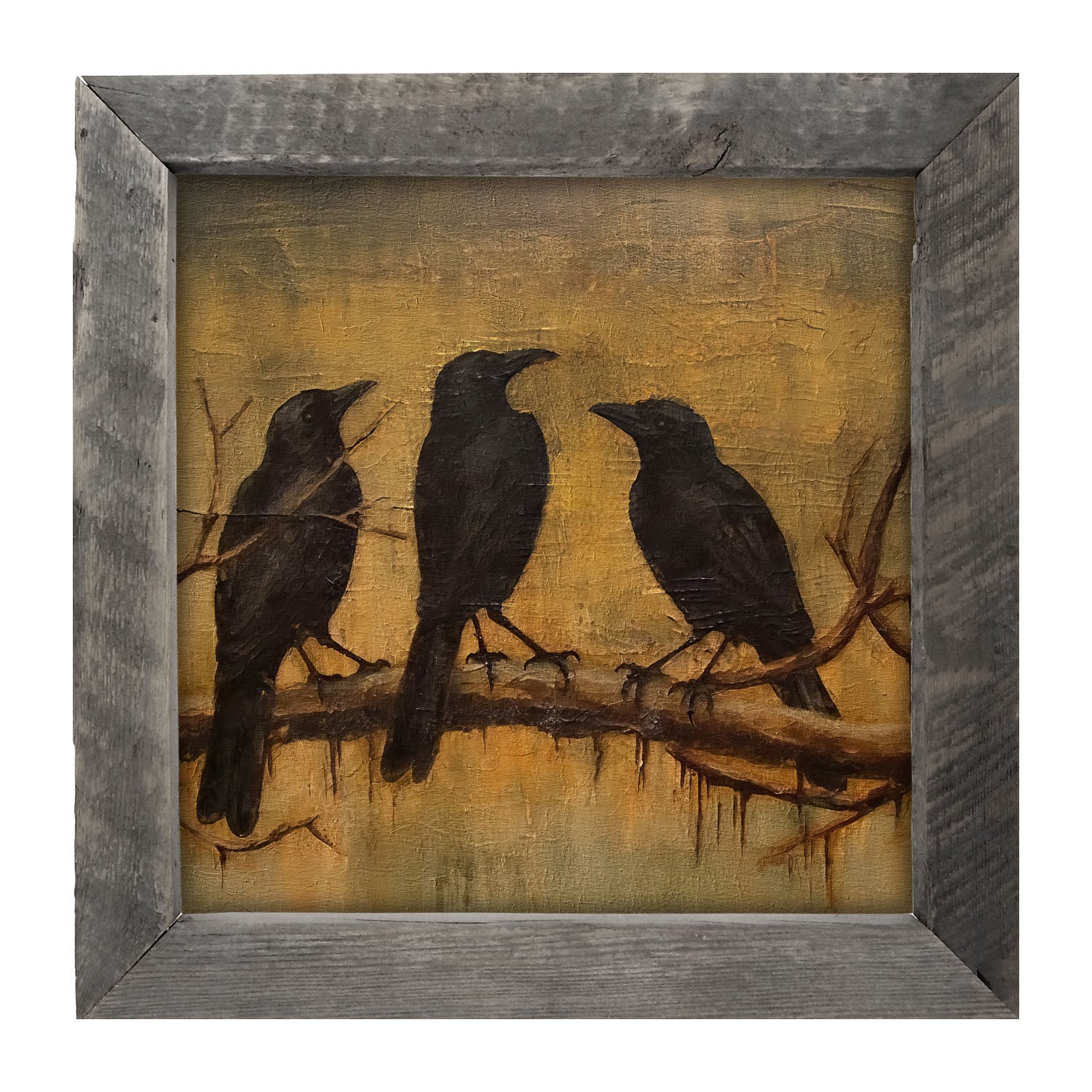 Black Birds - Framed art