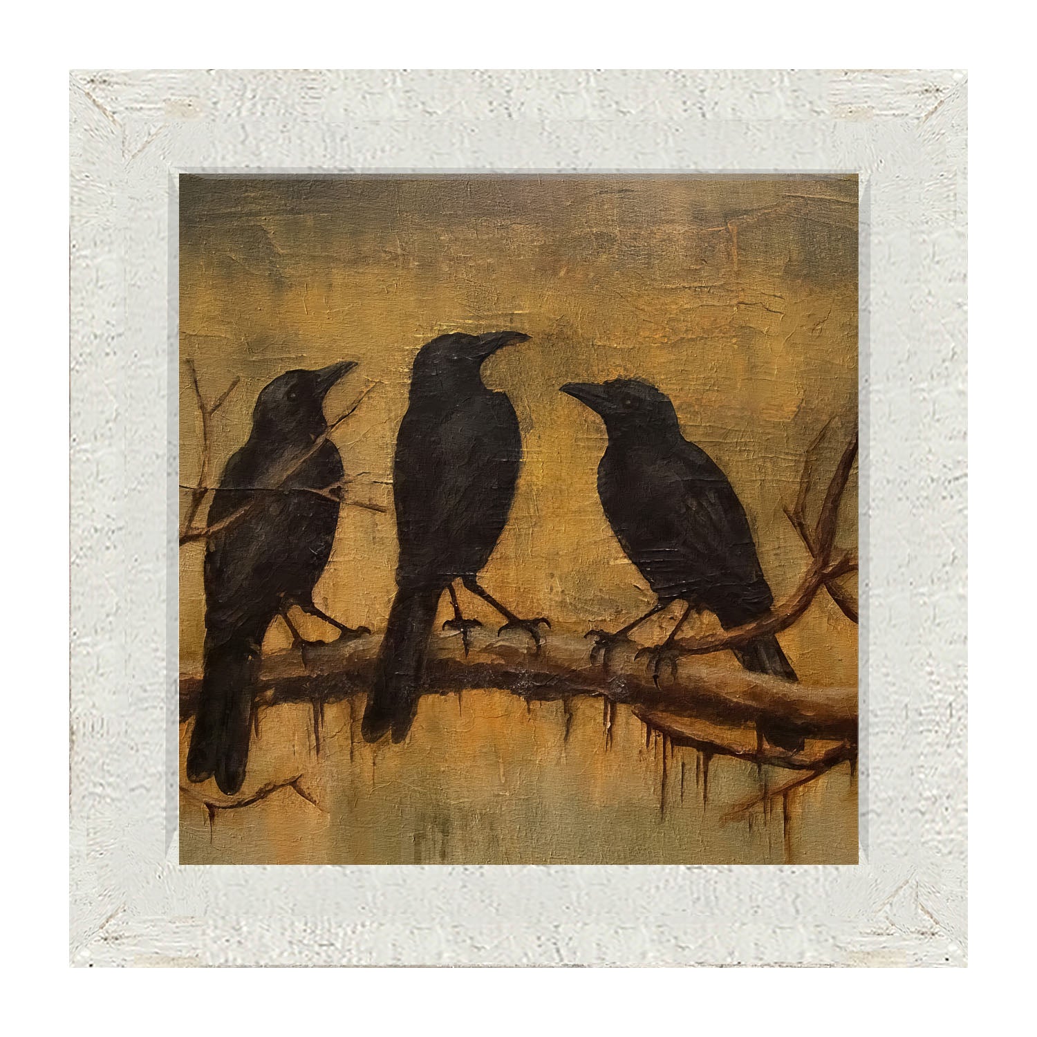 Black Birds - Framed art