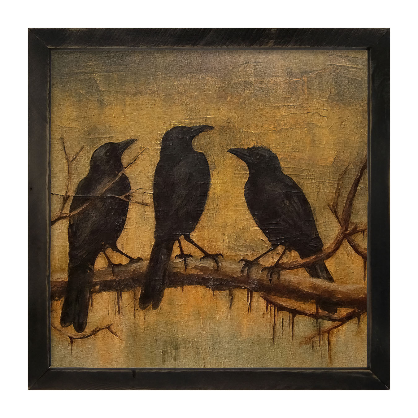 Black Birds - Framed art