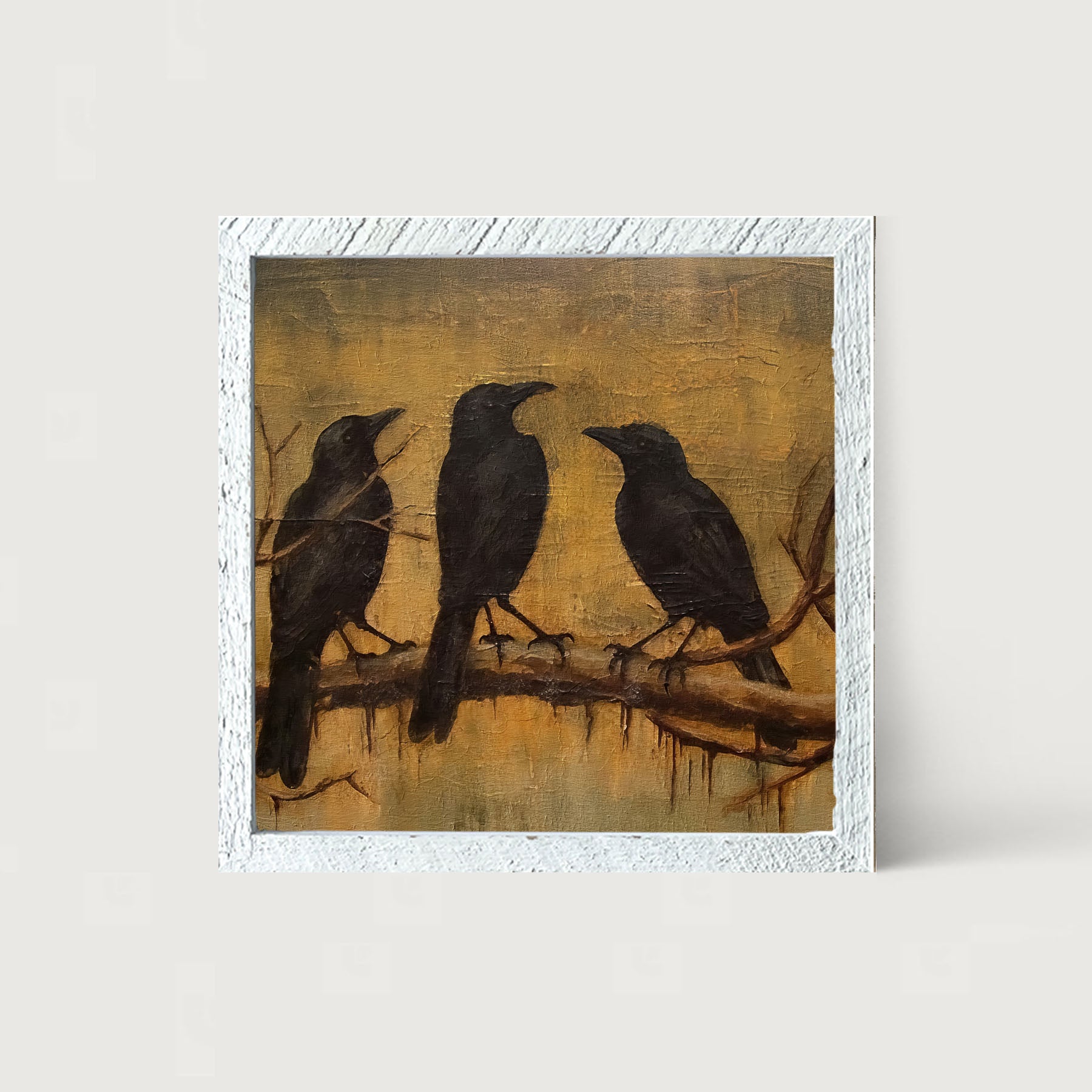 Black Birds - Framed art