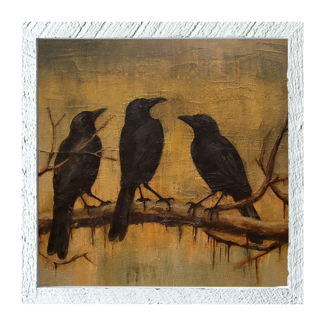 Black Birds - Framed art
