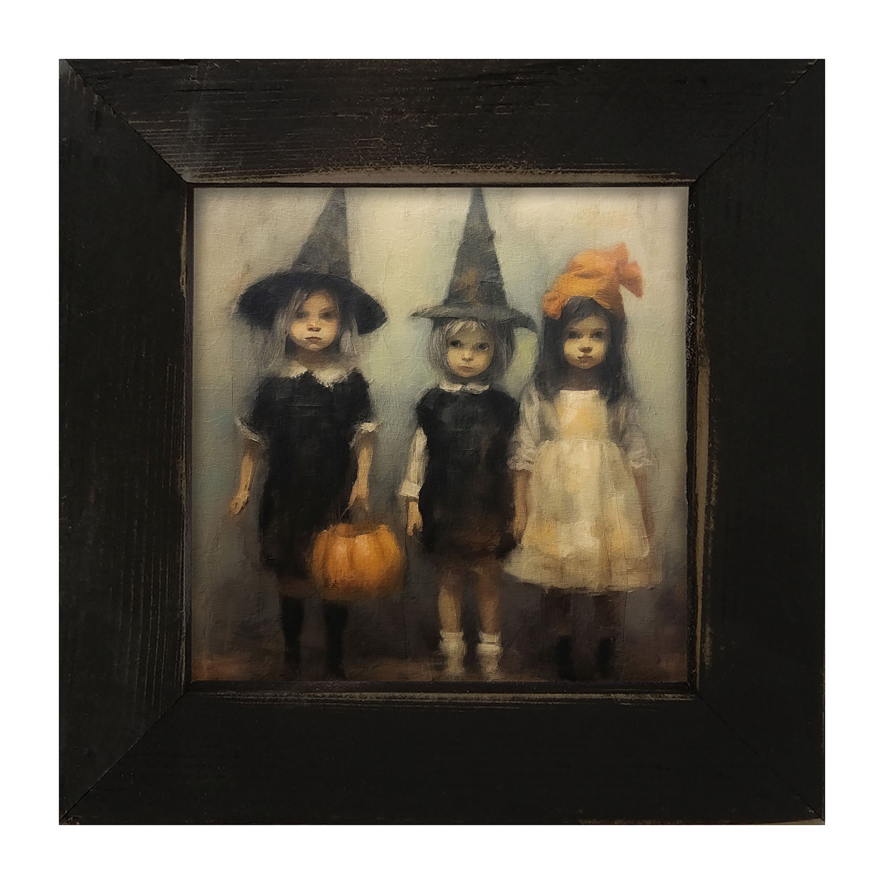Trick or Treating Children - Framed Art