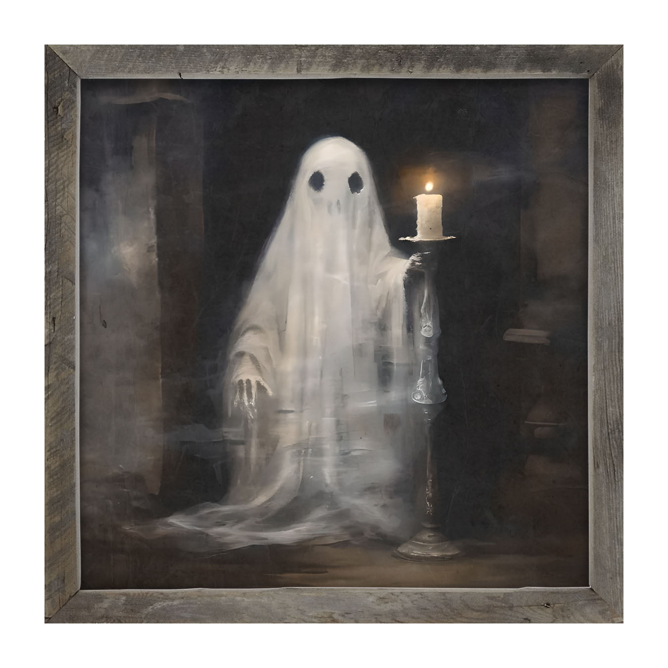 Ghost holding a candle