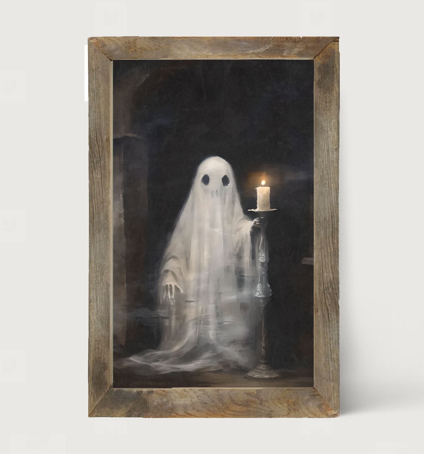 Ghost holding a candle